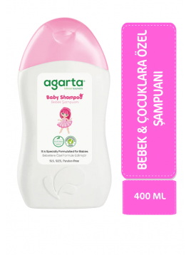 Agarta Bebek ve Kız Çocuklarına Özel Doğal Bakım Şampuanı 400 ML